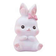 Haimni Easter Bunny Cake Decoration Rabbit Animal Ornaments Cake Topper Party Dessert Decor Birthday Party Baby Shower Baking Supplies